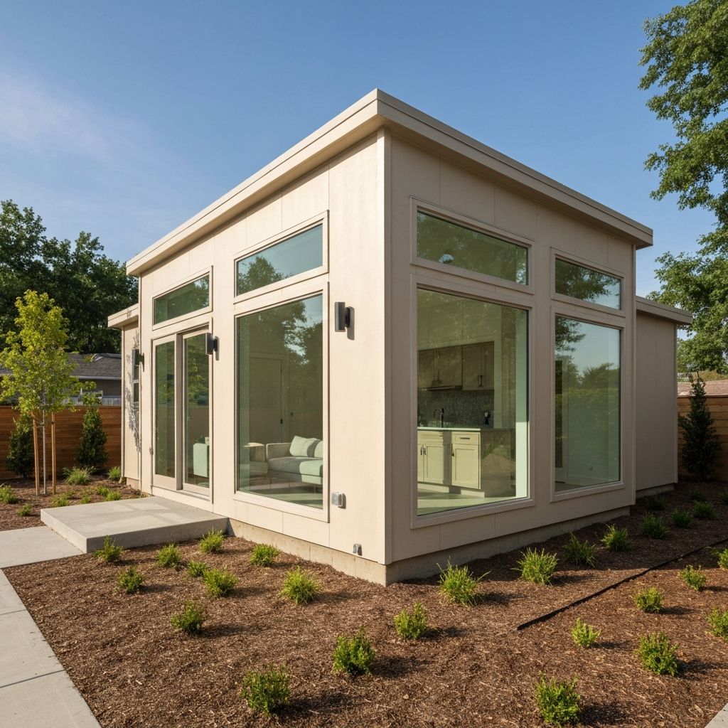 Modern prefab ADU